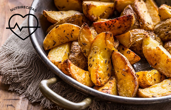 Patatas rústicas al horno, Recetas, Gastronomía