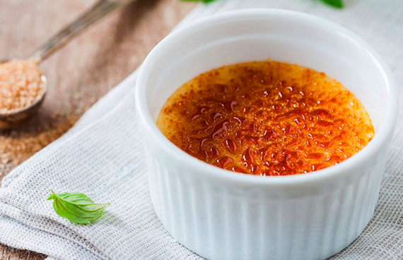 Creme brulee a presión