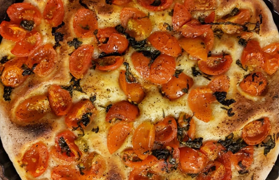 Focaccia Con Tomates Cherry 8076